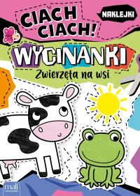 Okładka książki Ciach ciach! Wycinanki zwierzęta w zoo