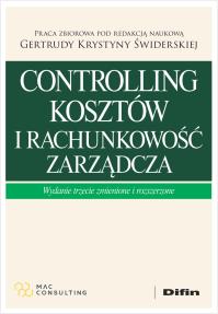 Okładka książki Controlling kosztów i rachunkowość zarządcza