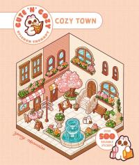 Okładka książki Cozy Town. Cute 'n' Cozy Sticker Therapy