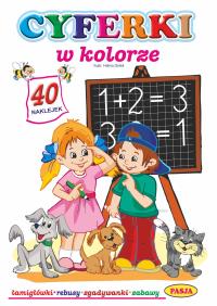 Cyferki w kolorze. Autor: Halina Gołek. Dobreksiazki.pl Okładka książki Cyferki w kolorze