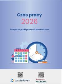 Okładka książki Czas pracy 2026 - Przepisy z praktycznym komentarzem