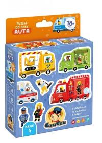 CzuCzu Puzzle do pary Auta. Wydawca: Bright Junior Media. Dobreksiazki.pl Opakowanie CzuCzu Puzzle do pary Auta