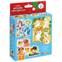 CzuCzu Puzzle Myszka i przyjaciele. Wydawca: Bright Junior Media. Dobreksiazki.pl Opakowanie CzuCzu Puzzle Myszka i przyjaciele
