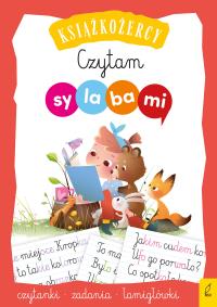 Okładka książki Czytam sylabami. Czytanki, zadania, łamigłówki. Książkożercy. Sylabami