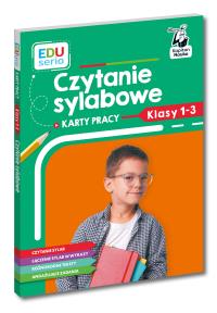 Okładka książki Czytanie sylabowe. Karty pracy. Kapitan Nauka. EDUseria