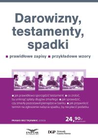 Okładka książki Darowizny, testamenty, spadki
