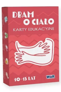Dbam o ciało. Karty edukacyjne. Autor: Praca zbiorowa. Dobreksiazki.pl Okładka książki Dbam o ciało. Karty edukacyjne