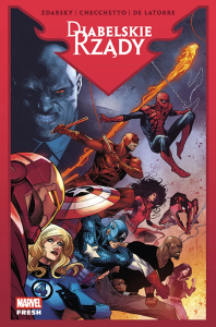 Diabelskie rządy. Autor: Chip Zdarsky, Marco Checchetto. Dobreksiazki.pl Okładka książki Diabelskie rządy