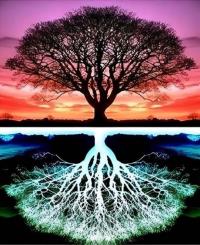 Opakowanie Diamentowa Mozaika Drzewo i odbicie NO-2001537