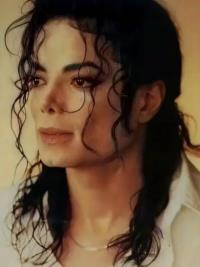 Opakowanie Diamentowa Mozaika Michael Jackson z kręconymi włosami w białej koszuli NO-2003120