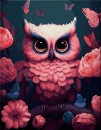 Opakowanie Diamentowa Mozaika Sowa różowa NO-1009989