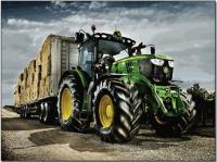 Diamentowa Mozaika Traktor z przyczepą słomy NO-1008030. Wydawca: Norimpex. Dobreksiazki.pl Opakowanie Diamentowa Mozaika Traktor z przyczepą słomy NO-1008030