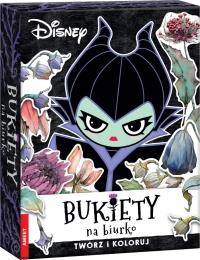 Okładka książki Disney Classic. Bukiety na biurko. Twórz i koloruj