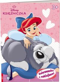 Okładka książki Disney Księżniczka. Kolorowanka z naklejkami