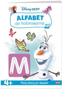 DISNEY UCZY. Kraina lodu. Alfabet do kolorowania. Autor: Oparcowanie zbiorowe. Dobreksiazki.pl Okładka książki DISNEY UCZY. Kraina lodu. Alfabet do kolorowania