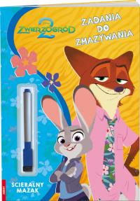 Okładka książki Disney zwierzogród 2. Zadania do zmazywania