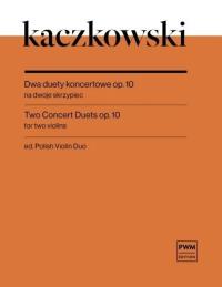 Okładka książki Dwa duety koncertowe op.10