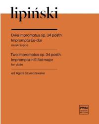 Okładka książki Dwa impromptus op. 34 posth., Impromptu Es-dur