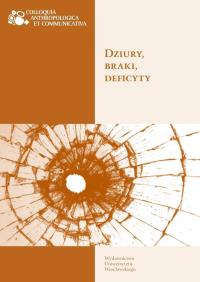 Okładka książki Dziury, braki, deficyty