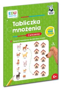 EDUseria. Tabliczka mnożenia. Ćwiczenia. Kapitan Nauka. Autor: Bożena Dybowska, Anna Grabek. Dobreksiazki.pl Okładka książki EDUseria. Tabliczka mnożenia. Ćwiczenia. Kapitan Nauka
