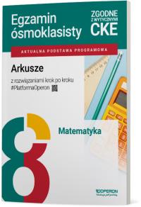 Okładka książki Egzamin ósmoklasisty 2027 Matematyka Arkusze