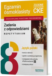 Okładka książki Egzamin ósmoklasisty SP 8 J. polski Repetytorium