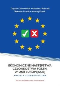 Okładka książki Ekonomiczne następstwa członkostwa Polski w Unii..