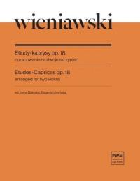Okładka książki Etiudy-kaprysy op. 18 opracowanie na dwoje...