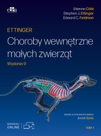 Okładka książki Ettinger. Choroby wewnętrzne małych zwierząt. Tom.1