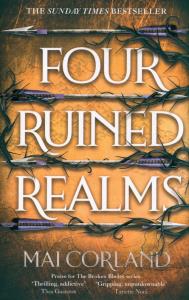 Four Ruined Realms. Autor: Mai Corland. Dobreksiazki.pl Okładka książki Four Ruined Realms