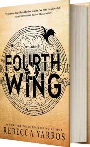 Fourth Wing. Autor: Rebecca Yarros. Dobreksiazki.pl Okładka książki Fourth Wing