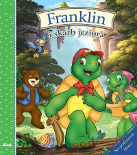 Franklin i skarb jeziora. Autor: Paulette Bourgeois, Brenda Clark. Dobreksiazki.pl Okładka książki Franklin i skarb jeziora
