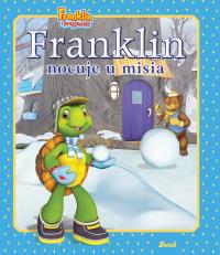 Franklin nocuje u misia. Franklin i przyjaciele. Autor: Paulette Bourgeois. Dobreksiazki.pl Okładka książki Franklin nocuje u misia. Franklin i przyjaciele