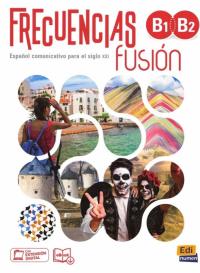 Okładka książki Frecuencias fusion B1+B2 podręcznik do nauki języka hiszpańskiego