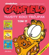 Garfield. Tłusty koci trójpak. Tom 17. Autor: Jim Davis. Dobreksiazki.pl Okładka książki Garfield. Tłusty koci trójpak. Tom 17