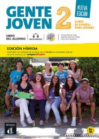 Okładka książki Gente joven 2 NE Podręcznik Edición Hibrida dla szkół językowych