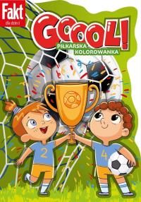 Okładka książki Goool! Piłkarska kolorowanka