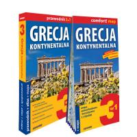Grecja kontynentalna 3w1: przewodnik + atlas + mapa. Autor: Jabłoński Piotr. Dobreksiazki.pl Okładka książki Grecja kontynentalna 3w1: przewodnik + atlas + mapa