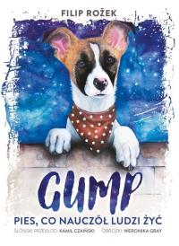 Okładka książki Gump, pies który nauczył ludzi żyć (wersja śląska)