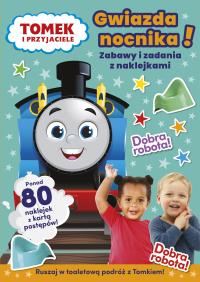 Okładka książki Gwiazda nocnika! Tomek i przyjaciele. Zabawy i zadania z naklejkami