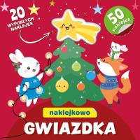 Gwiazdka. Naklejkowo. Autor: Opracowanie zbiorowe. Dobreksiazki.pl Okładka książki Gwiazdka. Naklejkowo
