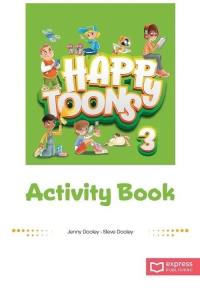 Okładka książki Happy Toons 3 ed. międzynar. AB + DigiBook (kod)