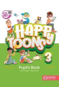 Okładka książki Happy Toons 3 ed. międzynar. PB + DigiBook (kod)