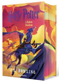 Okładka książki Harry Potter i Zakon Feniksa (ilustrowane brzegi). Harry Potter