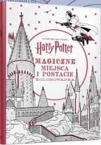 Okładka książki Harry Potter. Kolorowanka. Magiczne miejsca i postacie