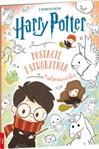 Okładka książki Harry Potter. Postacie i stworzenia. Kolorowanka