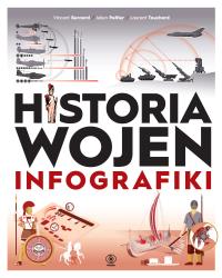 Okładka książki Historia wojen. Infografiki