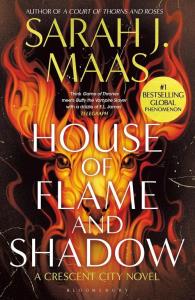 House of Flame and Shadow wer. angielska. Autor: Sarah J. Maas. Dobreksiazki.pl Okładka książki House of Flame and Shadow wer. angielska