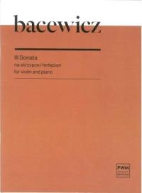 Okładka książki III Sonata na skrzypce i fortepian