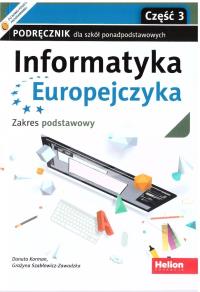 Okładka książki Informatyka Europejczyka LO podręcznik ZP cz.3